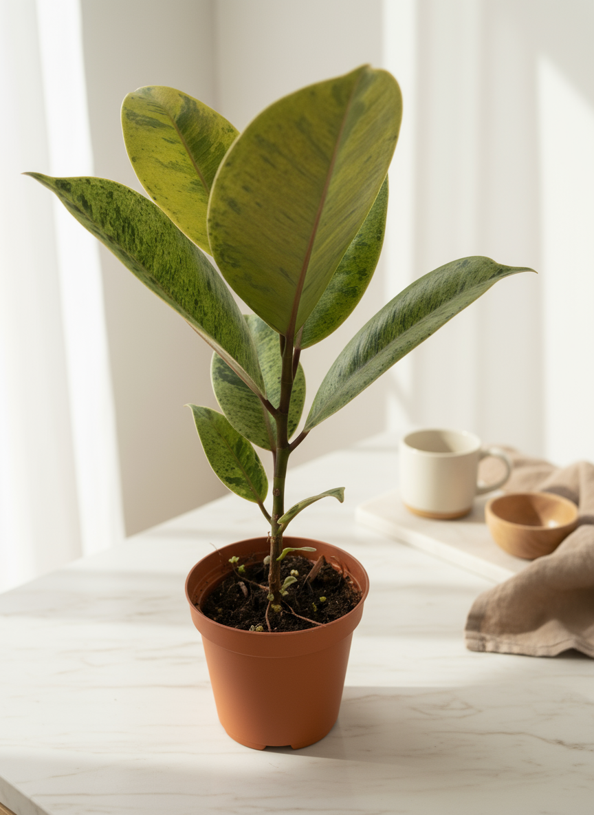 Ficus Shivereana Moonshine