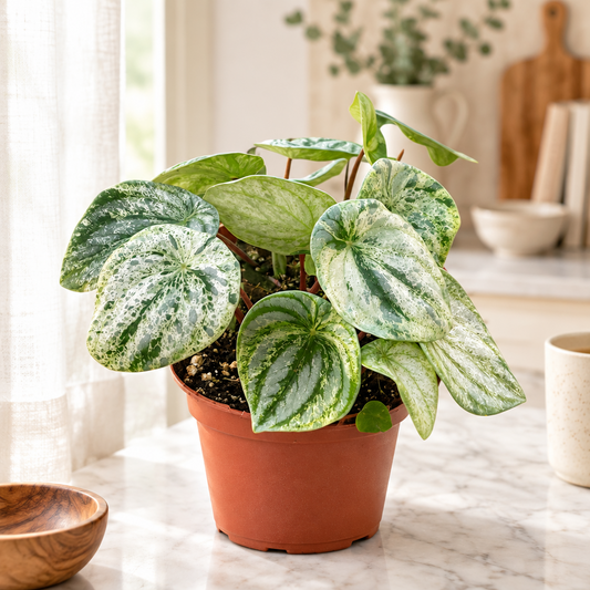 Peperomia Watermelon Variegated